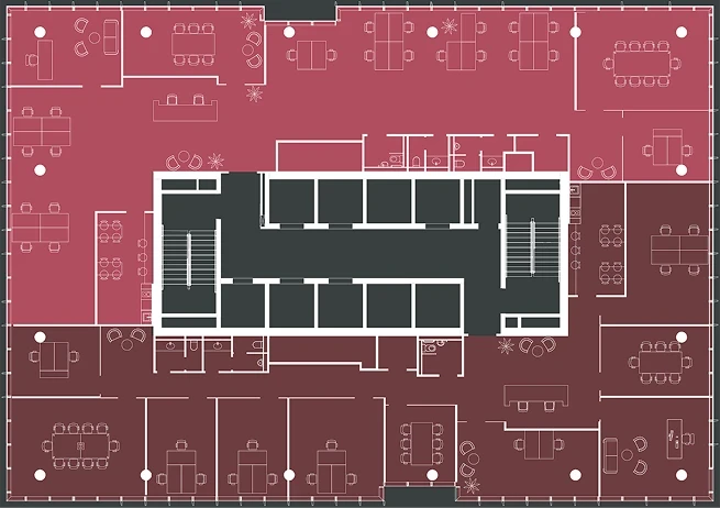 Polovica nadstropja: 2 najemnika